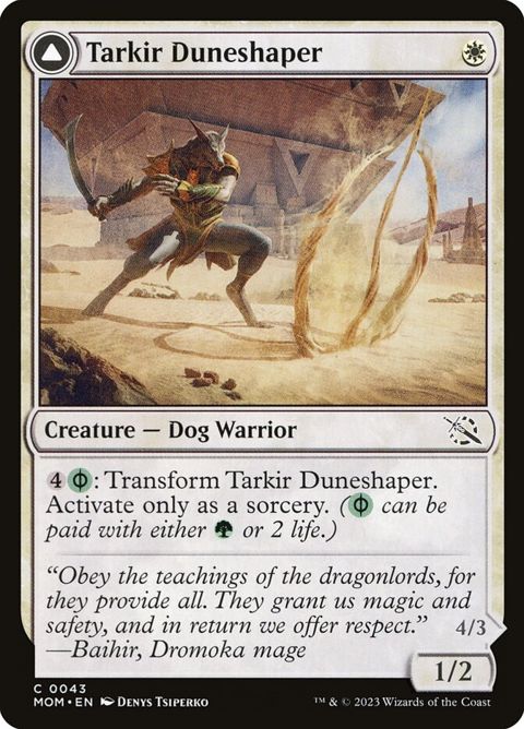 Tarkir Duneshaper // Burnished Dunestomper (43)