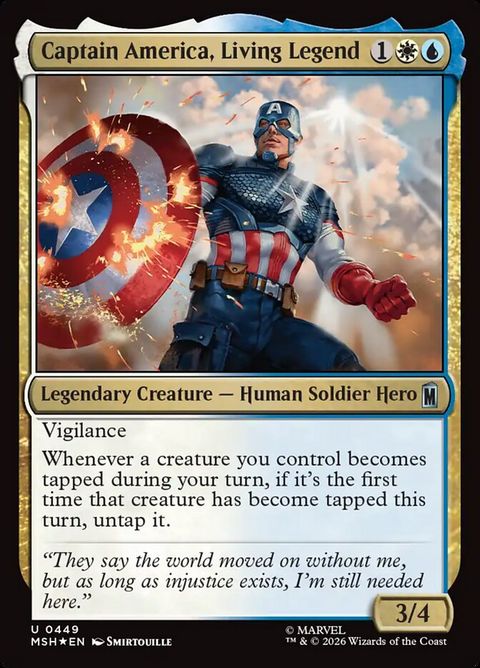 Captain America, Living Legend (449) - Surge-Foil