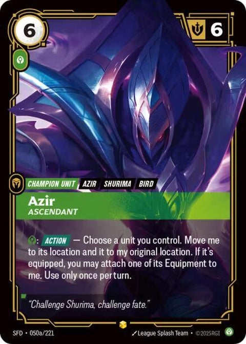 Azir - Ascendant (Alternate Art) (50a)