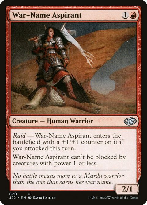 War-Name Aspirant (620)