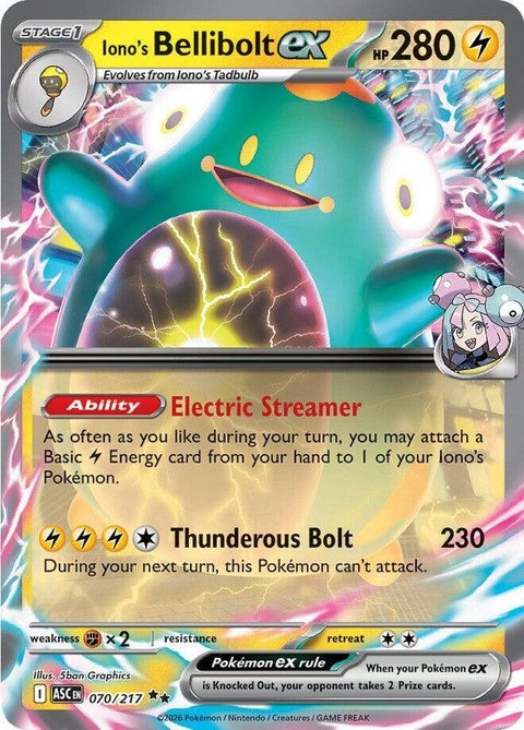 Iono's Bellibolt Ex (70)