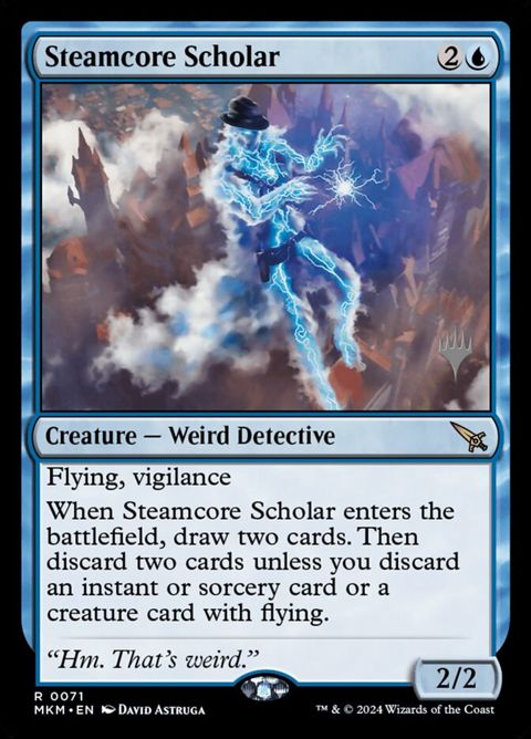 Steamcore Scholar (71p) - Planeswalker Stamped