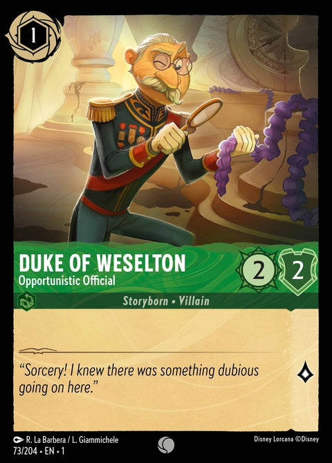 Duke Of Weselton - Opportunistic Official (73)