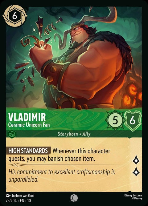 Vladimir - Ceramic Unicorn Fan (75)