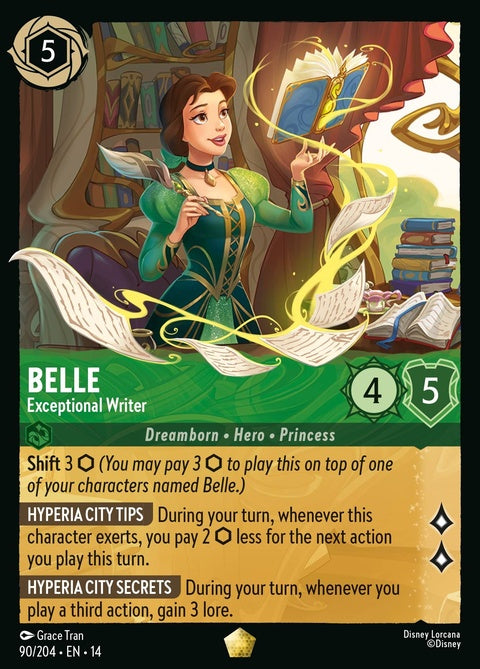 Belle - Exceptional Writer (90)