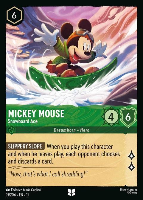 Mickey Mouse - Snowboard Ace (91)