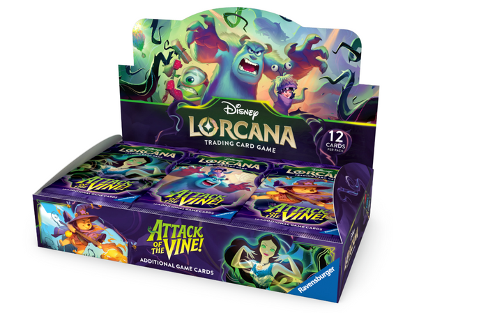 Disney Lorcana TCG - Attack of the Vine Booster Pack Display (CASE x4)