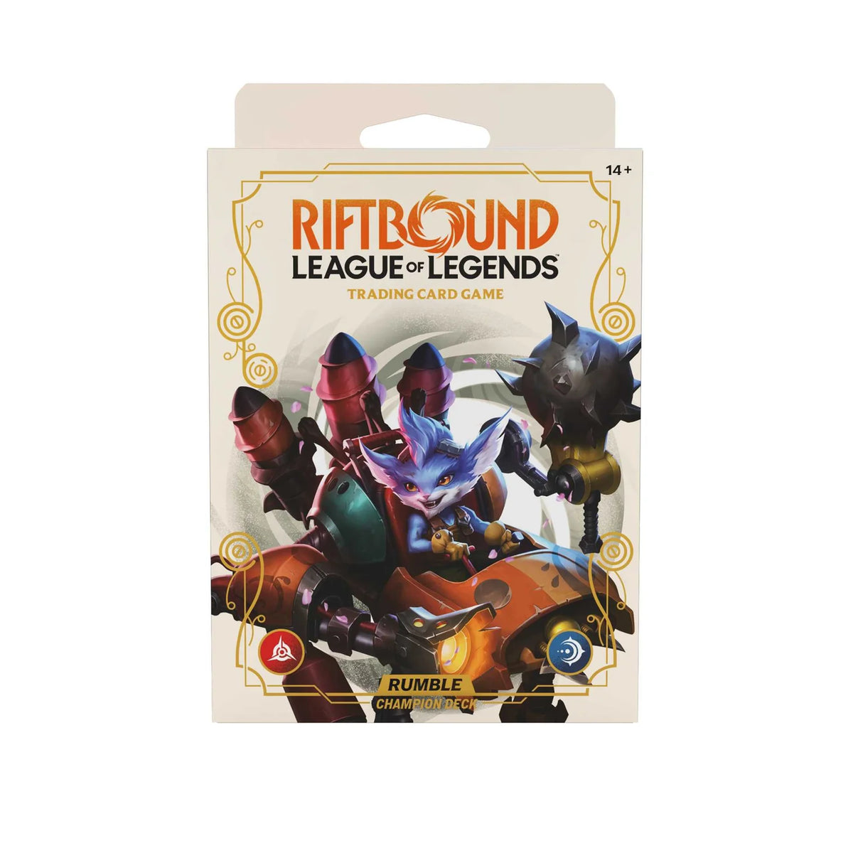 Riftbound: League of Legends Trading Card Game - Spiritforged Champion Deck - Rumble Display