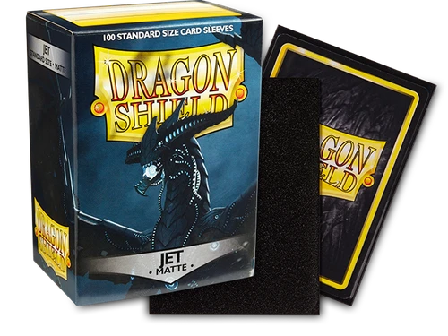 Dragon Shield Matte Sleeves - Jet (100 ct. in box)